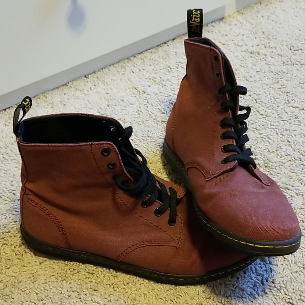 Dr. Martens Red with Bouncing Soles